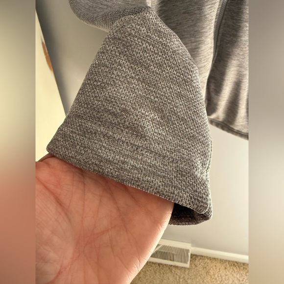 Orvis Mens Bonded Blue Gray Mesh Fleece Full Zip Jacket LG Outdoor Pockets Warm - Picture 4 of 10